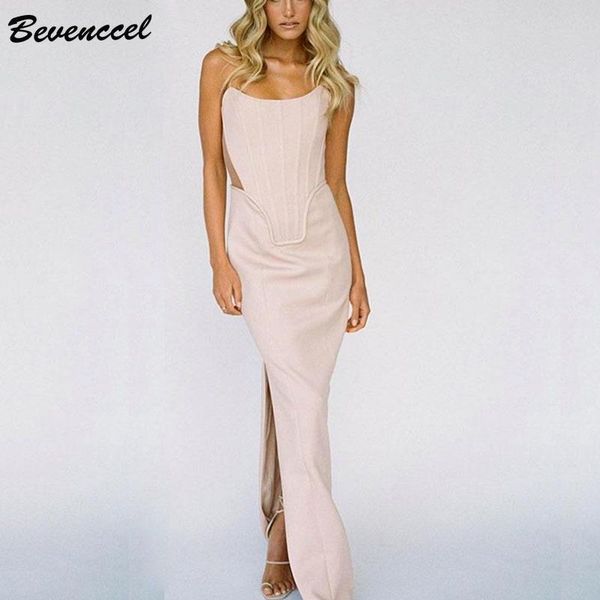 casual dresses bevenccel elegant strapless long dress 2021 women striped patchwork split bodycon bandage vestidos party, Black;gray
casual dresses bevenccel elegant strapless long dress 2021 women striped patchwork split bodycon bandage vestidos party, Black;gray