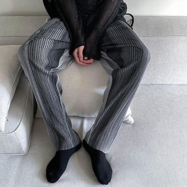 men's pants 2021 summer pleated texture men 's loose thin breathable trousers couple and women fashion, Black
men's pants 2021 summer pleated texture men 's loose thin breathable trousers couple and women fashion, Black
