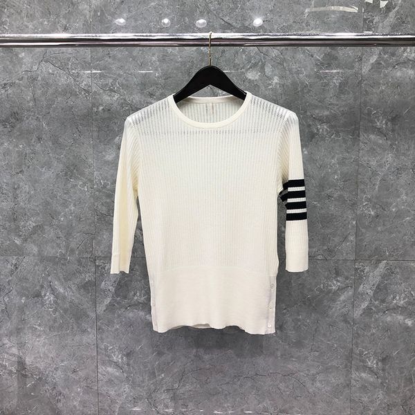 sweater dongguan daizhiying tb short sleeve knitted t-shirt women's korean jacquard slim western style top, White;black
sweater dongguan daizhiying tb short sleeve knitted t-shirt women's korean jacquard slim western style top, White;black