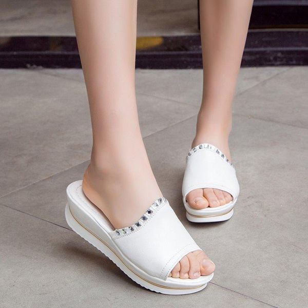 summer platform women shoes beach sandals rhinestones sequin slope with flip flops breathable shiny wedge slippers women a125, Black
summer platform women shoes beach sandals rhinestones sequin slope with flip flops breathable shiny wedge slippers women a125, Black