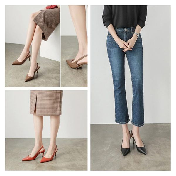dress shoes 6cm/8cm/10cm pumps high-heeled with baotou sandals hollow european and american fashion pointed, Black
dress shoes 6cm/8cm/10cm pumps high-heeled with baotou sandals hollow european and american fashion pointed, Black