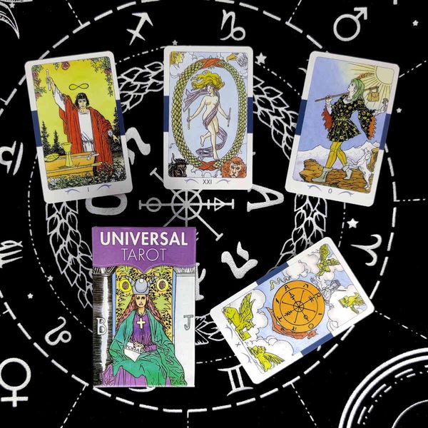 mini universal tarot cards prophecy divination deck english version entertainment board game 78 sheets/box
mini universal tarot cards prophecy divination deck english version entertainment board game 78 sheets/box