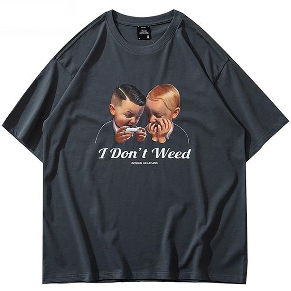 men's t-shirts cotton shirt fun spoof kids print couple streetwear oversized t-shirt fashion brand hip-hop hedging t summer, White;black
men's t-shirts cotton shirt fun spoof kids print couple streetwear oversized t-shirt fashion brand hip-hop hedging t summer, White;black