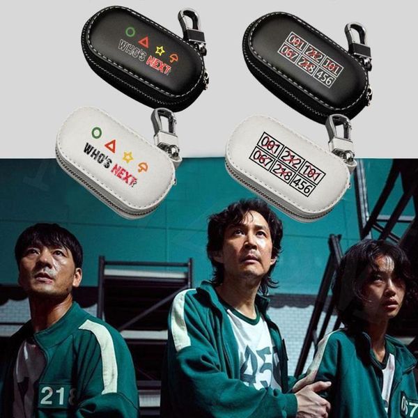 keychains 1pcs car squid game key case gm, Silver