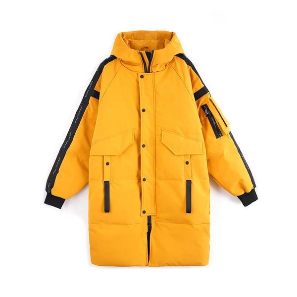men's down & parkas 2021 winter 90% white duck jacket men hooded fashion long thicken warm coat loose overcoat kpop style, Black
men's down & parkas 2021 winter 90% white duck jacket men hooded fashion long thicken warm coat loose overcoat kpop style, Black