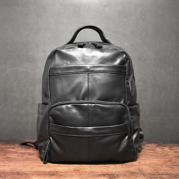 backpack retro casual designer first layer leather men black school bag outdoor daily travel large-capacity lapmultifunction
backpack retro casual designer first layer leather men black school bag outdoor daily travel large-capacity lapmultifunction