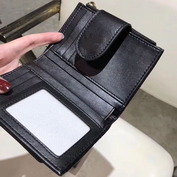leather women wallet balck original designer purse card holder fashion coin bags handbag 12*9*1.5cm with box metal logo
leather women wallet balck original designer purse card holder fashion coin bags handbag 12*9*1.5cm with box metal logo