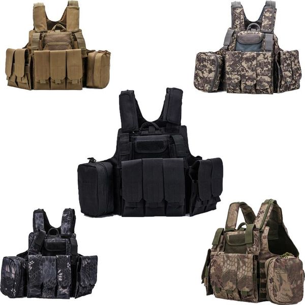 men tactical military vest paintball combat molle ciras releasable armor plate carrier strike pouch accessoies hunting jackets, Camo;black
men tactical military vest paintball combat molle ciras releasable armor plate carrier strike pouch accessoies hunting jackets, Camo;black