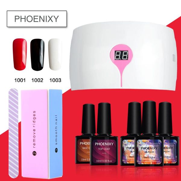 nail art kits set 36w uv dryer for 3pcs gel polish kit manicure tools base coat lacquer varnish semi nails
nail art kits set 36w uv dryer for 3pcs gel polish kit manicure tools base coat lacquer varnish semi nails