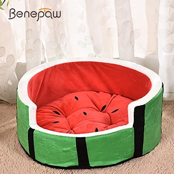 benepaw washable watermelon puppy bed small dog quality soft pet beds for dogs cosy house cat not easy to deform 2021 kennels & pens
benepaw washable watermelon puppy bed small dog quality soft pet beds for dogs cosy house cat not easy to deform 2021 kennels & pens