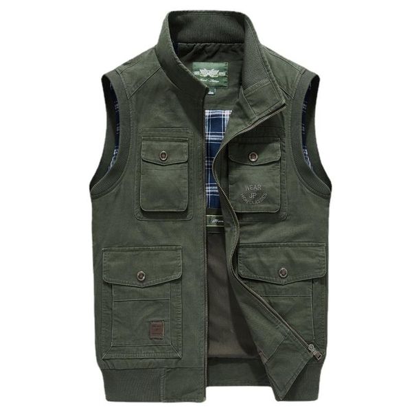 men's vests tactical vest jacket men pure cotton multi-pocket classic waistcoat male sleeveless solid coat work pographer jackets, Black;white
men's vests tactical vest jacket men pure cotton multi-pocket classic waistcoat male sleeveless solid coat work pographer jackets, Black;white