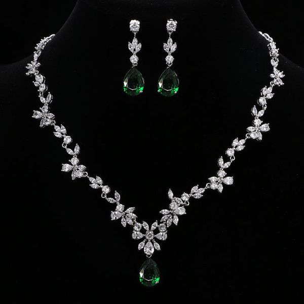 earrings & necklace 2021 cz crystal water drop choker stud bridal jewelry sets wedding accessories dropship, Silver
earrings & necklace 2021 cz crystal water drop choker stud bridal jewelry sets wedding accessories dropship, Silver