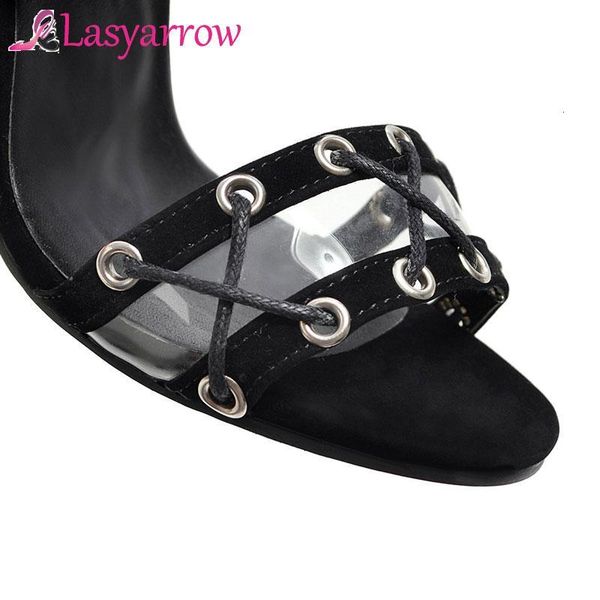 sandals lasyarrow women's black lace up sock shoes ladies open toe high heels fashion ankle boots women pumps size 32-46 2x42
sandals lasyarrow women's black lace up sock shoes ladies open toe high heels fashion ankle boots women pumps size 32-46 2x42