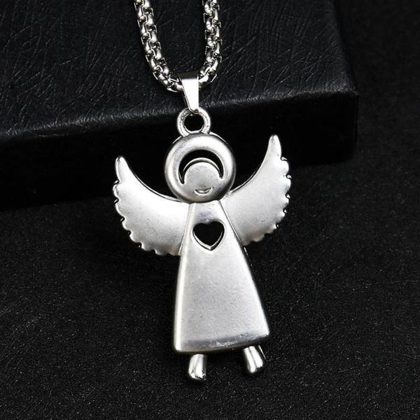 pendant necklaces retro jesus angel lovely smile baby with wing metal heart god son jewelry lover girl gift, Silver
pendant necklaces retro jesus angel lovely smile baby with wing metal heart god son jewelry lover girl gift, Silver