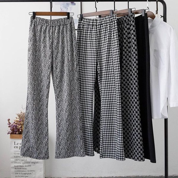 women's pants & capris 2021 spring and fall high waist printed flared slacks trousers female korean black y2k e girl letter long straig, Black;white
women's pants & capris 2021 spring and fall high waist printed flared slacks trousers female korean black y2k e girl letter long straig, Black;white