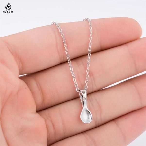 pendant necklaces oly2u crown mini snuff spoon necklace charm jewelry for women tea long chain sweater, Silver
pendant necklaces oly2u crown mini snuff spoon necklace charm jewelry for women tea long chain sweater, Silver