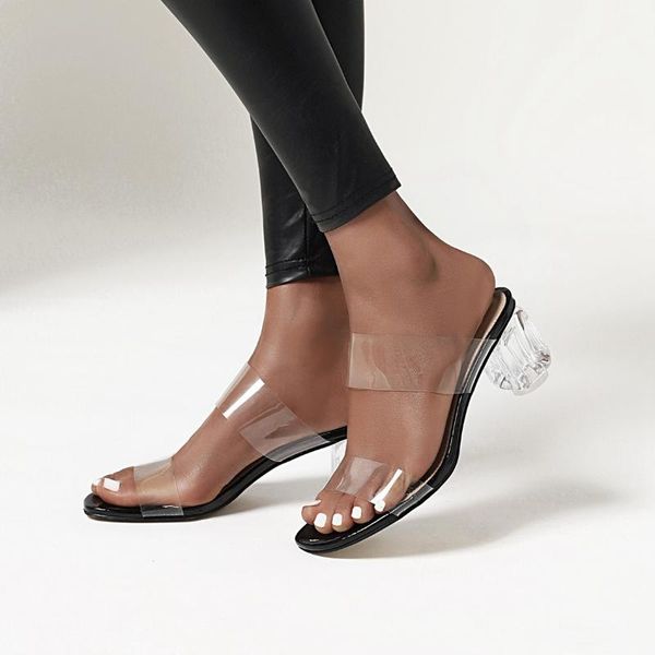 clear heels shoes women sandals summer woman transparent high pumps wedding ladies slipper plus size 43, Black
clear heels shoes women sandals summer woman transparent high pumps wedding ladies slipper plus size 43, Black