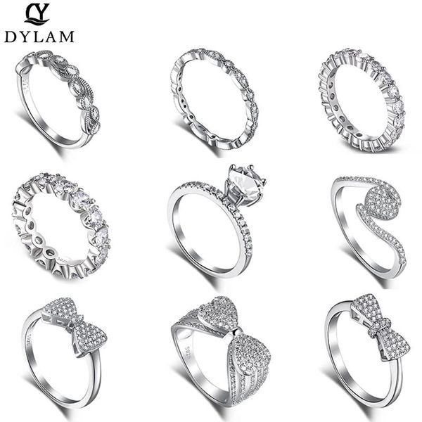 cluster rings dylam 925 sterling silver zircon simple fashion bow party banquet birthday gift diamond for women, Golden;silver
cluster rings dylam 925 sterling silver zircon simple fashion bow party banquet birthday gift diamond for women, Golden;silver