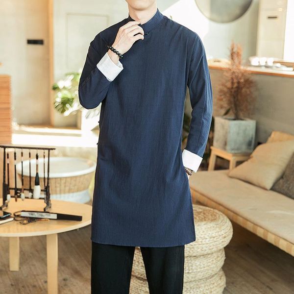 ethnic clothing spring summer men's style thin stand-up collar chinese disc buckle oblique breasted robe tang suit youth mid-length coa, Red
ethnic clothing spring summer men's style thin stand-up collar chinese disc buckle oblique breasted robe tang suit youth mid-length coa, Red