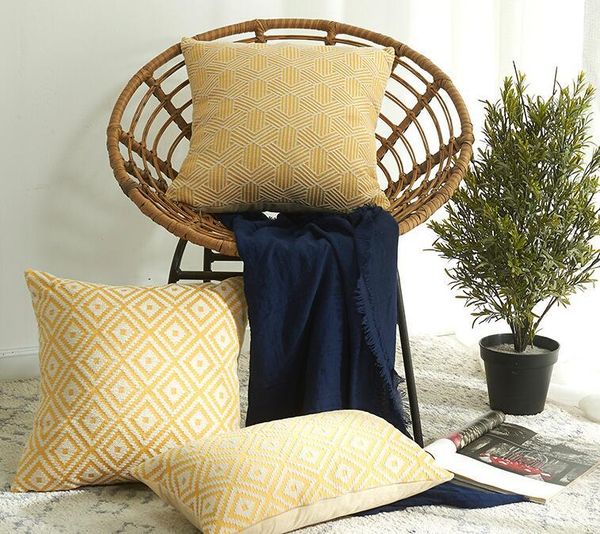 cushion/decorative pillow 30x50/45x45cm yellow white jacquard cushion cover sofa lumbar pillowcase geometric covers home decor
cushion/decorative pillow 30x50/45x45cm yellow white jacquard cushion cover sofa lumbar pillowcase geometric covers home decor