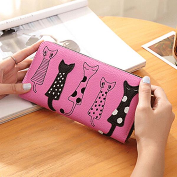 wallets purse ladies hand bags women's small change money wallet long zipper clutch bag female phone fashion three-fold, Red;black
wallets purse ladies hand bags women's small change money wallet long zipper clutch bag female phone fashion three-fold, Red;black