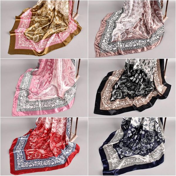 scarves two-tone cashew flower print luxury silk satin head beach women hijab shawls and wrap female 90*90cm square scarf, Blue;gray
scarves two-tone cashew flower print luxury silk satin head beach women hijab shawls and wrap female 90*90cm square scarf, Blue;gray