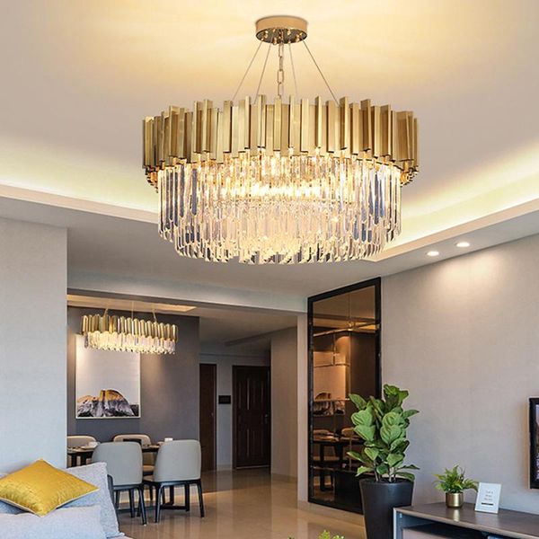 chandeliers modern gold luxury crystal lighting led pendant /ceiling light fixture for living room el hall decor hanging lamp
chandeliers modern gold luxury crystal lighting led pendant /ceiling light fixture for living room el hall decor hanging lamp