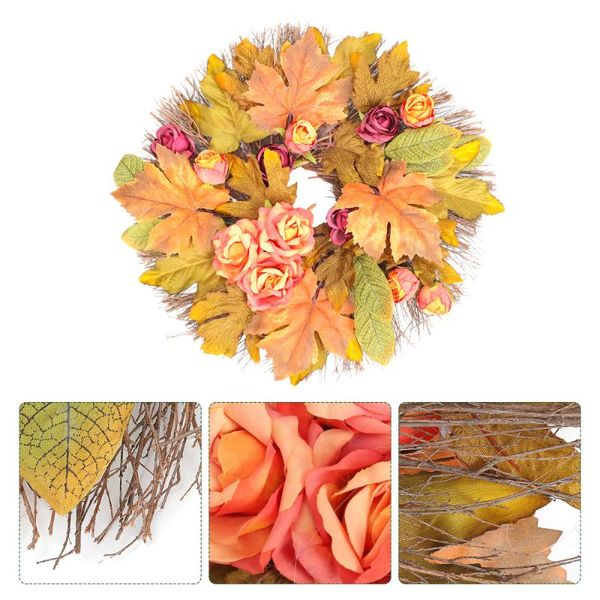 decorative flowers & wreaths 1pc thanksgiving day garland wall door hanging wreath festival (orange)
decorative flowers & wreaths 1pc thanksgiving day garland wall door hanging wreath festival (orange)