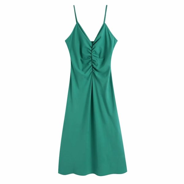 summer women v neck pleating decoration suspender midi dress female sleeveless clothes casual lady loose vestido d7668 210430, Black;gray
summer women v neck pleating decoration suspender midi dress female sleeveless clothes casual lady loose vestido d7668 210430, Black;gray