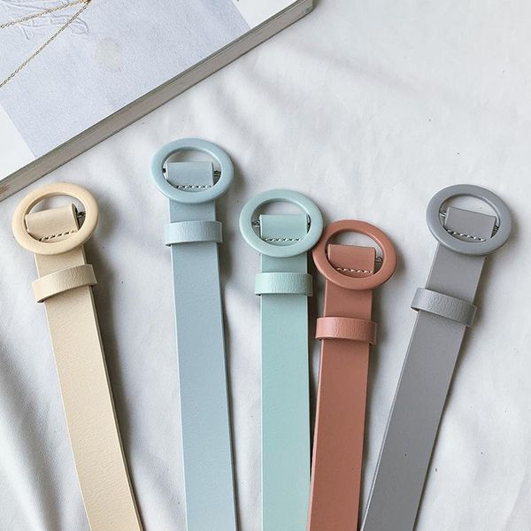 belts elegant fashion round buckle women leather belt spring summer 2021 designer brief colorful pink waistband black brown
belts elegant fashion round buckle women leather belt spring summer 2021 designer brief colorful pink waistband black brown