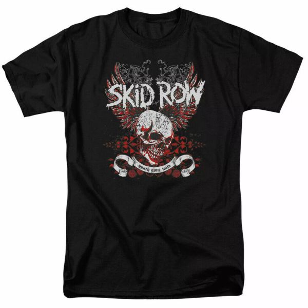 skid row winged skull t shirt licensed rock n roll music band tee black, White;black
skid row winged skull t shirt licensed rock n roll music band tee black, White;black
