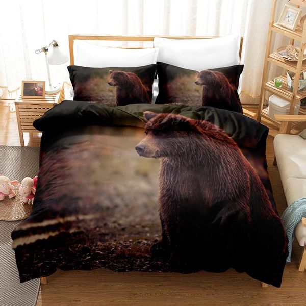 bedding sets children's bed linen cute bear pattern king size animal comforter set with pillowcases home textiles
bedding sets children's bed linen cute bear pattern king size animal comforter set with pillowcases home textiles