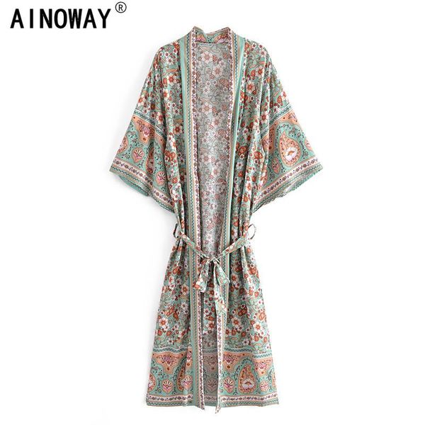 casual dresses green floral print sashes boho vintage women bohemian v neck batwing sleeves happie blouses blusas robe kimono, Black;gray
casual dresses green floral print sashes boho vintage women bohemian v neck batwing sleeves happie blouses blusas robe kimono, Black;gray