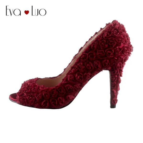 dress shoes chs684 dhl custom handmade peep toe winered burgundy flower lace pumps bridal wedding women high heels, Black
dress shoes chs684 dhl custom handmade peep toe winered burgundy flower lace pumps bridal wedding women high heels, Black