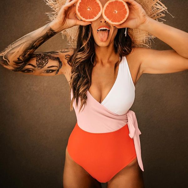 orange and white colorblock one-piece swimsuit women patchwork belt bow monokini 2021 v-neck beach bathing suit swimwear two-piece suits
orange and white colorblock one-piece swimsuit women patchwork belt bow monokini 2021 v-neck beach bathing suit swimwear two-piece suits