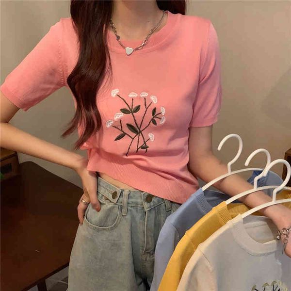 women's sweaters flower embroidered with mango short women's thin sweater pullovers summer crocheted elastic woman's femme k3, White;black
women's sweaters flower embroidered with mango short women's thin sweater pullovers summer crocheted elastic woman's femme k3, White;black