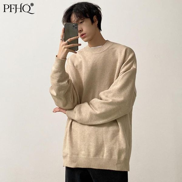 men's sweaters pfhq 2021 men fashion loose solid color round neck youth knitting sweater korean style pullover autumn and winter 21d84, White;black
men's sweaters pfhq 2021 men fashion loose solid color round neck youth knitting sweater korean style pullover autumn and winter 21d84, White;black