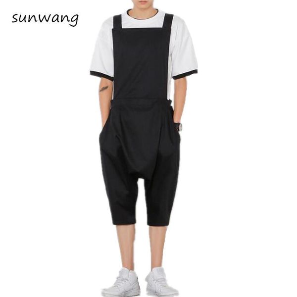 men's pants mens fashion designer brand trousers rompers for men drop crotch harem cargo overalls casual jumpsuit, Black
men's pants mens fashion designer brand trousers rompers for men drop crotch harem cargo overalls casual jumpsuit, Black