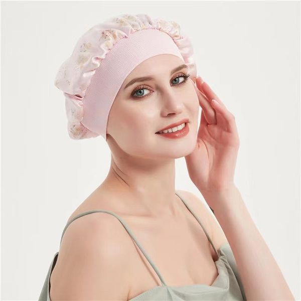 beanie/skull caps 2021 style 100% mulberry silk night sleep cap elastic fashion women shower big bonnet for lady 19 momme, Blue;gray
beanie/skull caps 2021 style 100% mulberry silk night sleep cap elastic fashion women shower big bonnet for lady 19 momme, Blue;gray