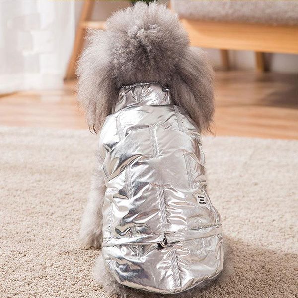 dog apparel 2021 autumn and winter est gold silver colors clothes warm cotton coat down jacket thick for pet
dog apparel 2021 autumn and winter est gold silver colors clothes warm cotton coat down jacket thick for pet
