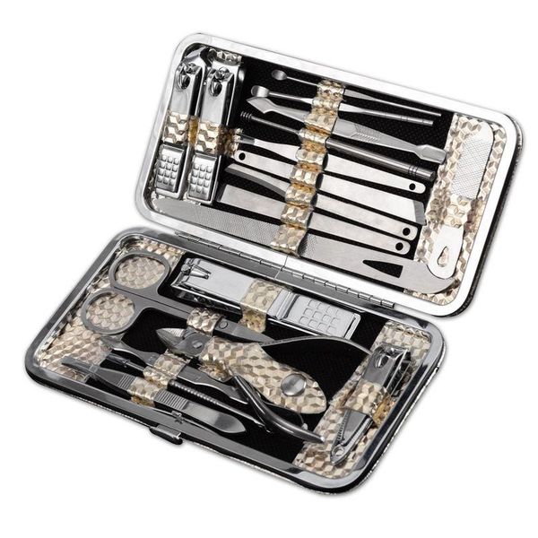 nail art kits stainless steel clipper 19 piece set manicure knife beauty care tool
nail art kits stainless steel clipper 19 piece set manicure knife beauty care tool