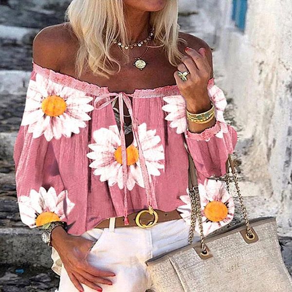 autumn elegant print floral puff sleeve shirt boho blouse off shoulder lace-up tassel women women's blouses & shirts, White
autumn elegant print floral puff sleeve shirt boho blouse off shoulder lace-up tassel women women's blouses & shirts, White