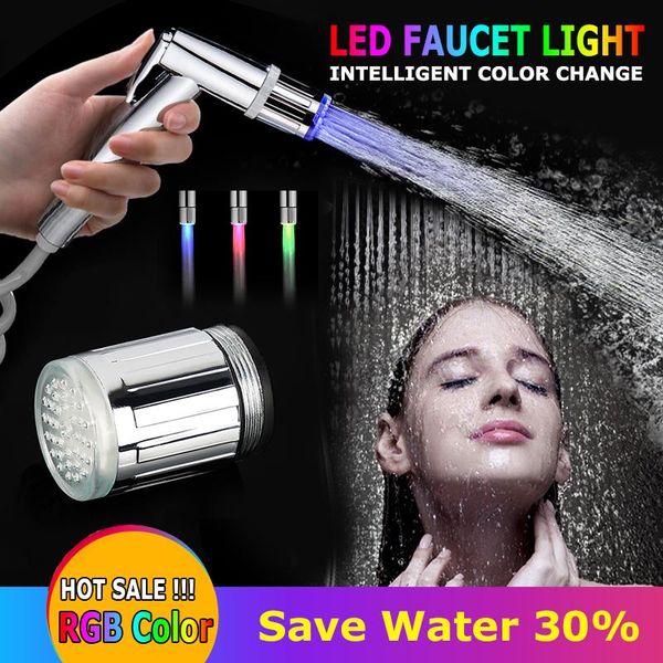 light-up led water faucet kitchen bathroom shower tap nozzle head 7 color change temperature sensor light faucets
light-up led water faucet kitchen bathroom shower tap nozzle head 7 color change temperature sensor light faucets