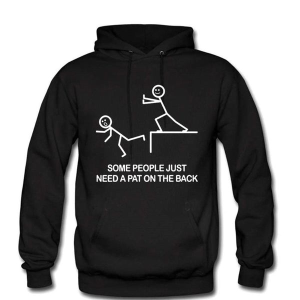 men's hoodies & sweatshirts some people just need a pat on the back graphic novelty sarcastic funny hoodie men cotton sweatshir, Black
men's hoodies & sweatshirts some people just need a pat on the back graphic novelty sarcastic funny hoodie men cotton sweatshir, Black