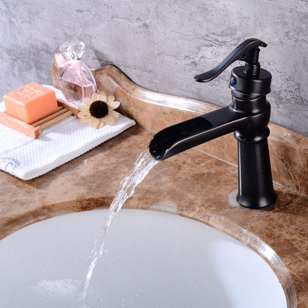 bathroom sink faucets antique black brass single handle fashion waterfall faucet and cold water basin taps mixer deck mounted tap
bathroom sink faucets antique black brass single handle fashion waterfall faucet and cold water basin taps mixer deck mounted tap