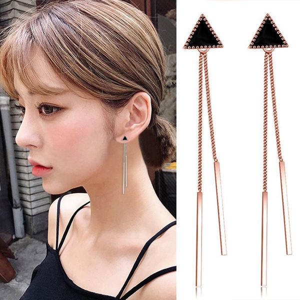 dangle & chandelier long tassel earrings for women korean geometric triangle rose gold silver color ear line gift fashion jewelry kbe047
dangle & chandelier long tassel earrings for women korean geometric triangle rose gold silver color ear line gift fashion jewelry kbe047
