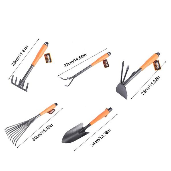 professional hand tool sets k1ka garden rake - 5 tines metal cultivator small tiller tools with a3 steel heads for planting
professional hand tool sets k1ka garden rake - 5 tines metal cultivator small tiller tools with a3 steel heads for planting