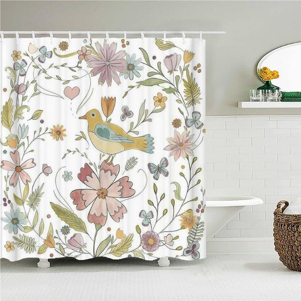 shower curtains birds flowers leaves printed curtain waterproof bathroom with hooks polyester fabric bath decor
shower curtains birds flowers leaves printed curtain waterproof bathroom with hooks polyester fabric bath decor
