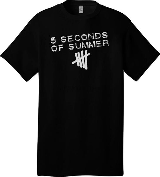 men's t-shirts 5 seconds of summer 1 men t shirt, White;black