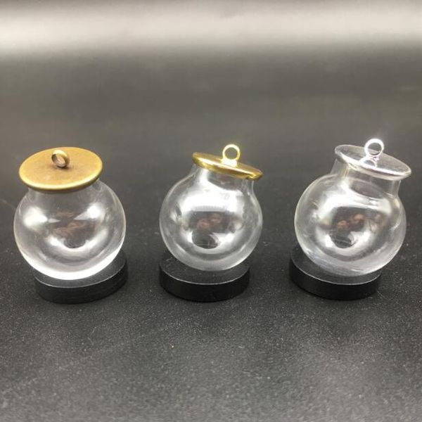 pendants 3sets 20*12mm transparent round ball hollow glass globes orbs base tray jewelry necklace vial pendant diy wishing bottles, Black
pendants 3sets 20*12mm transparent round ball hollow glass globes orbs base tray jewelry necklace vial pendant diy wishing bottles, Black